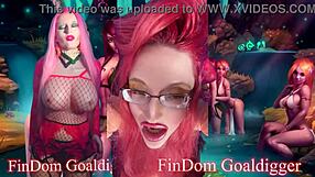 Goddess Demands Payment While Giving Jerk Off Instructions in Financial Domination.