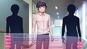 Schoolgirl Gives Blowjob While Masturbating