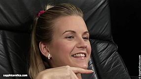 sensual lesbian scene with sharon and hanna in glass delights