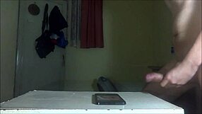 Jerking hard to cum on Cassidyboo's face in this intense session