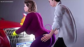 Apocalust 22 - banging stuck step mom with big tits in garage