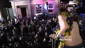 girls getting naked on bourbon street? and in our hotel room!