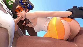 Overwatch NSFW анимация с явными мультяшными действиями