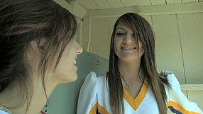 two hot lesbians getting wild with excitement in steamy action