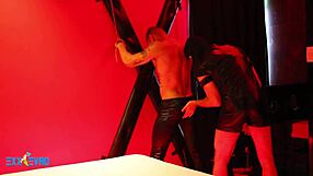 Twink slave submits to spanking and deepthroat in bdsm