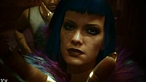 Evelyn Parker in Hammer Club Sex Scene Cyberpunk 2077