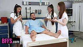 I’m loving how three hot doctors ride this lucky patient