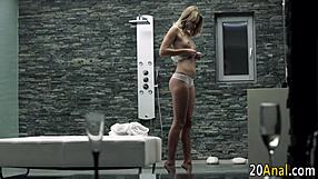 Blonde Endures Hardcore Anal Rimjob