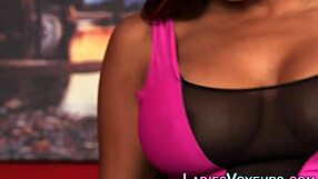 Ebony cfnm mistress mock