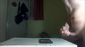 Jerking hard to cum on Cassidyboo's face in this intense session