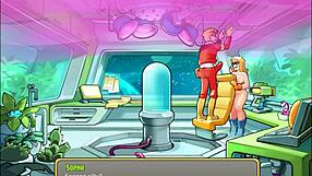 Let's play space rescue with hot Sophie in the game