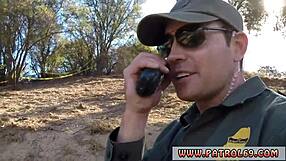 Bold redhead teen loves cock outdoors.