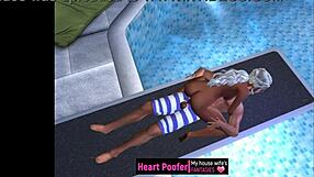 Taken at the Public Swimming Pool Jumping Board 3 in Cartoon Sex