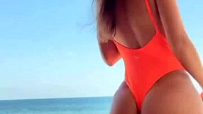 Boutinela Swimwear Compilation Featuring Ass Worshiping