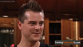 Interviewer welcomes american couples