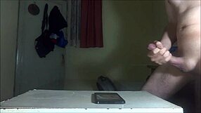 Jerking hard to cum on Cassidyboo's face in this intense session