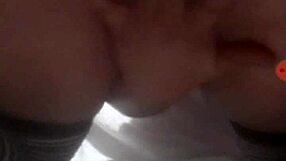 i watch linda squirt in her lingerie during masturbation