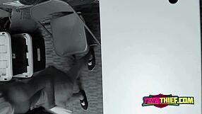 randy blonde fucked hard after stealing