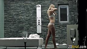 Blonde Endures Hardcore Anal Rimjob