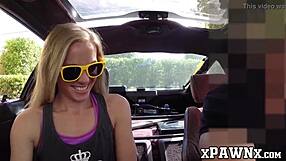 Blonde Babe Bangs In Pawnshop