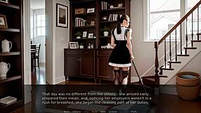 A naughty maid helps to make a dirty fantasy come true