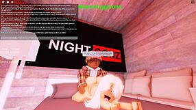 blonde babe bent over for wild doggystyle with massive rod