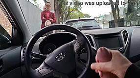 Risky Public Street Handjob