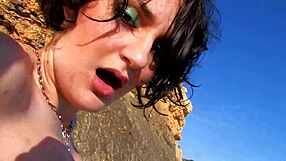 French Amateur Bends Over for Outdoor Anal Pounding