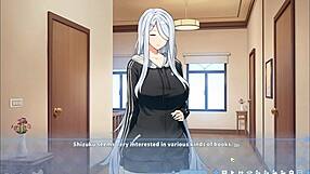 summer clover in harem hentai game ep 10 gets cum on face