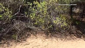 cruising gay guy takes cum dump facial outdoors