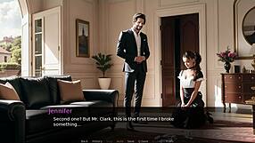 A naughty maid helps to make a dirty fantasy come true