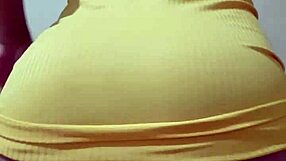 Gostosa in tight dress fucks until she gets cumshot