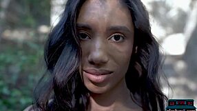 Ebony milf Brookliyn, wanna see big natural boobs solo for Playboy?