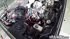 Blonde Babe Bangs In Pawnshop