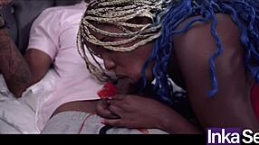 dios m�o negra milf de grandes tetas y culo enorme se folla a pareja gay por san valent�n