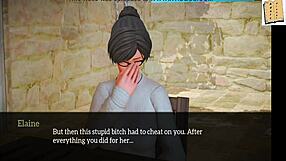 small tits anime girl in my new family series