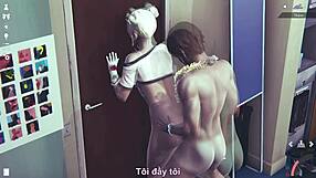 Anime 3D doggystyle fun