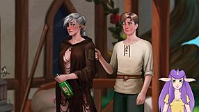 Naked Elf With Big Tits In Cartoon Fun