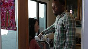 Black pornstar banged hard, rimmed, and grouped in HD