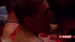 redhead gets her pussy licked while sucking her black man's cock