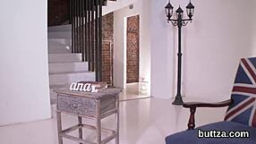 Adorable slender girl hints at intense anal penetration