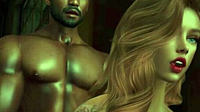 in this cartoon anime hentai, interracial monster cock gets your motor going