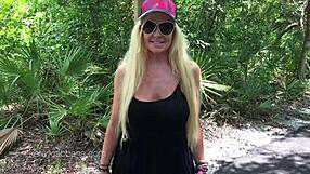 I, Kelley Cabbana, play with my pussy in the park