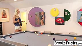 I watch Brooke play with balls in the car