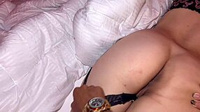 Redhead wakes to lover's cum!