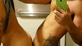 The fun started in the shopping bathroom with bareback action and ended in bed 😏