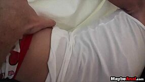 Amateur Brunette Ivy Laine Gets Butt Fucked!