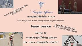 Why Does Lulu Entertain Her Family with Big Tits and Naughty 3D Action?