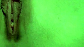 Detailed Close-Up of Milf's Pussy Squirting During Intense Orgasm