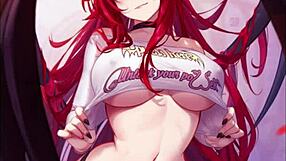 Hey Rias Gremory, wanna show more in this Highschool DxD hentai slideshow compilation?